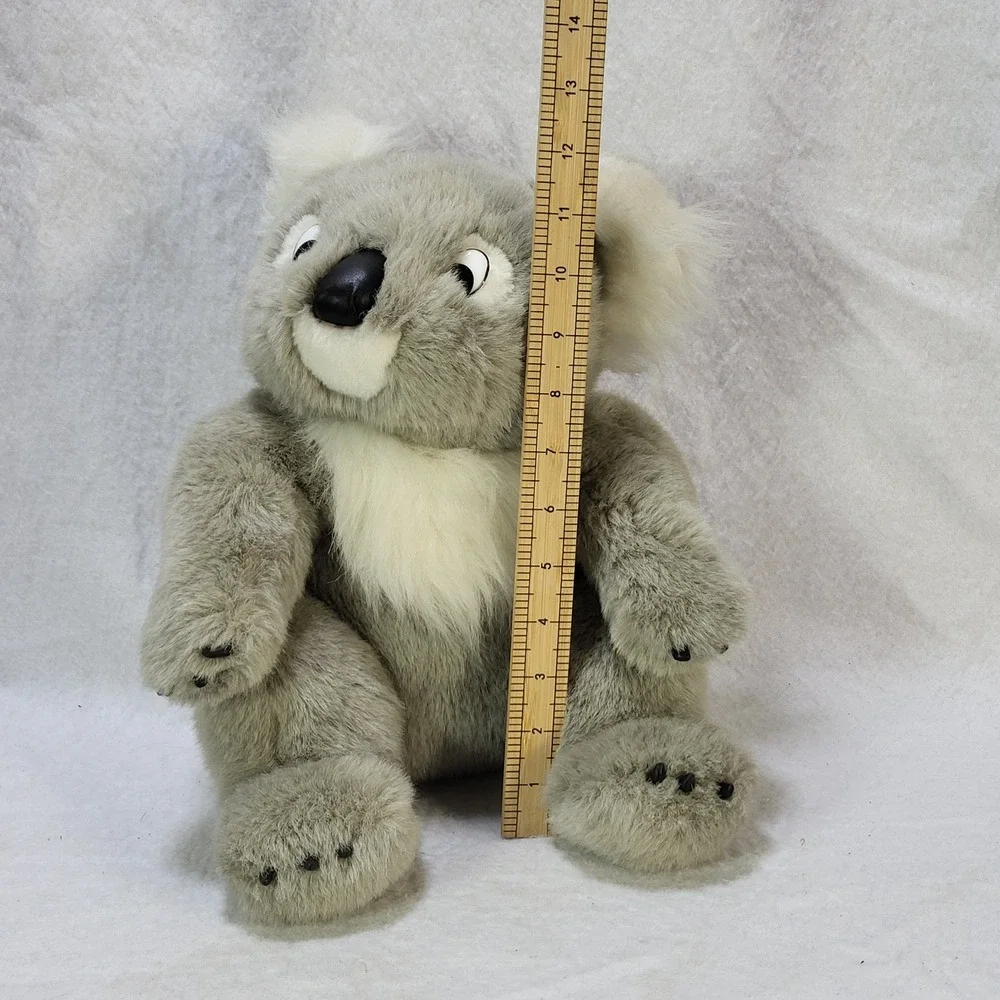 Kids of America Corp Koala Bear Plush Gray White Stuffed Animal Toy 12 Inch